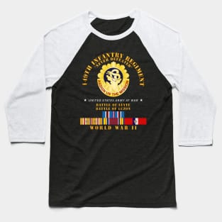 149th Infantry Regiment - Battle of Leyet-Luzon - COA - WWII PAC SVC X 300 Baseball T-Shirt